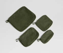 Compression Packing Cubes in Olive Green