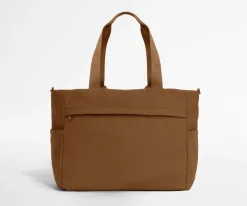 Featherlight Diaper Tote in Amaro Brown