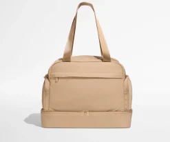 Featherlight Overnight Bag in Camel Brown