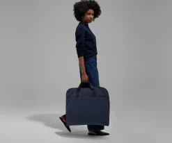 Garment Bag in Navy Blue