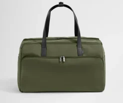 Garment Duffle in Olive Green