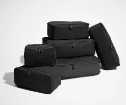 Insider Packing Cubes (Set of 6) in Jet Black
