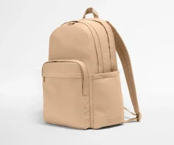 Large Featherlight Backpack in Camel Brown