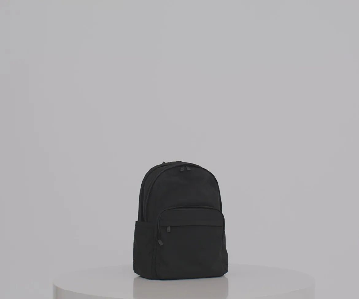 Large Featherlight Backpack in Jet Black