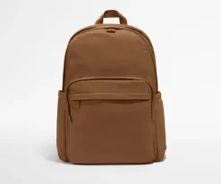 Large Featherlight Backpack in Amaro Brown