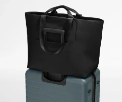 Large Featherlight Tote in Jet Black