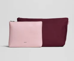 Pouch Duo in Glacial Pink