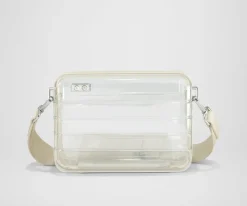 Stadium Bag in Clear/Salt White