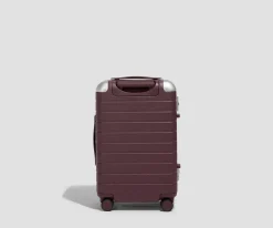 The Aluminum Edge Carry-On in Oxblood Red