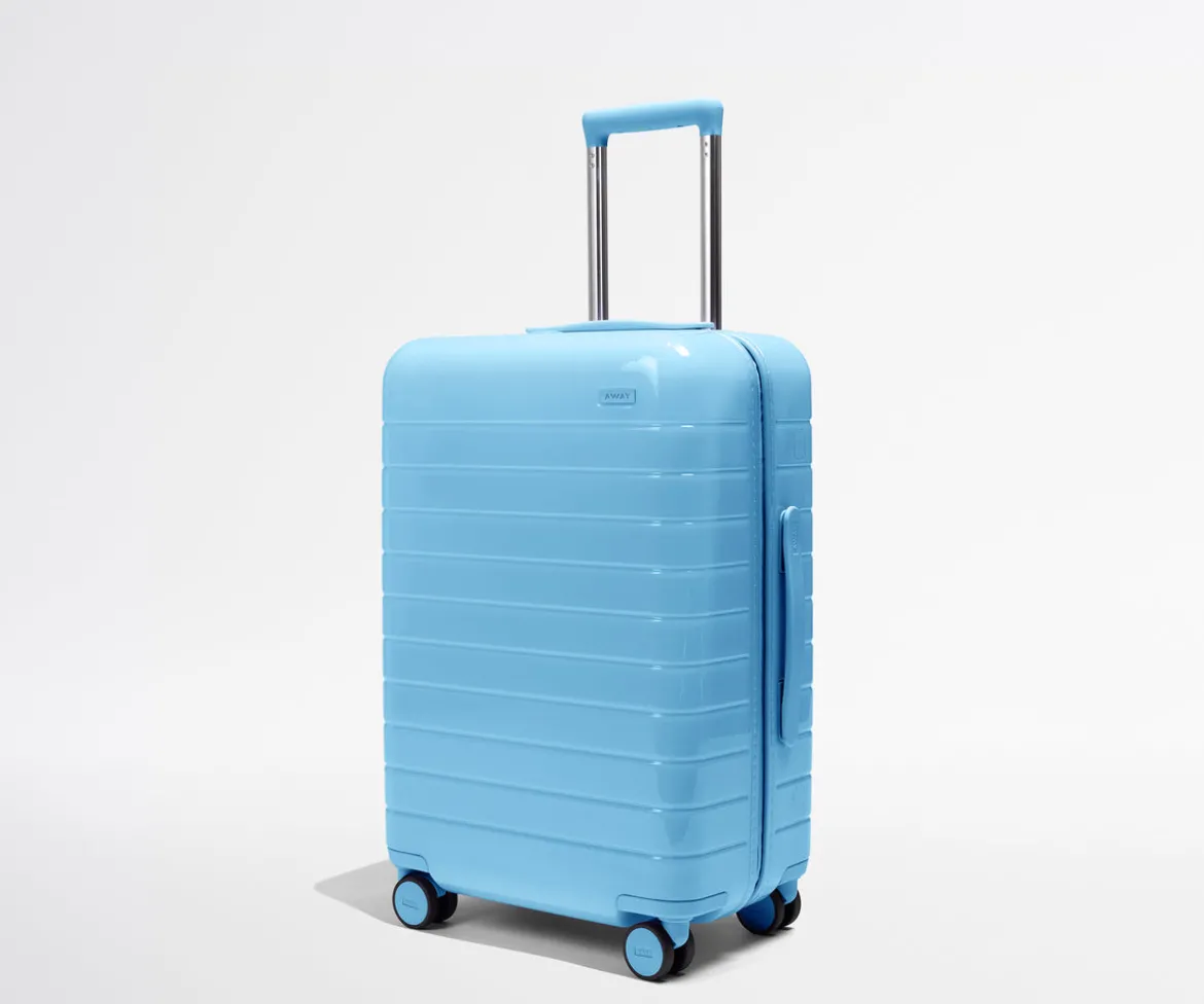 The Bigger Carry-On in Glazed Opal Blue