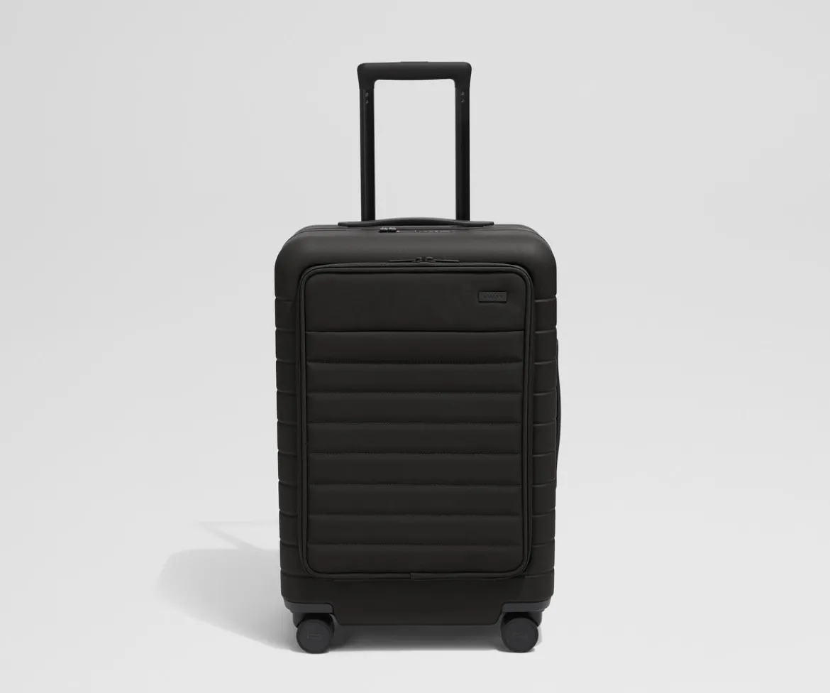 The Executive Bigger Carry-On in Jet Black