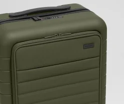 The Executive Bigger Carry-On in Olive Green