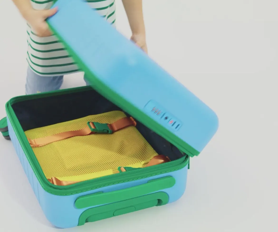 The Kids Carry-On in Poppy Orange