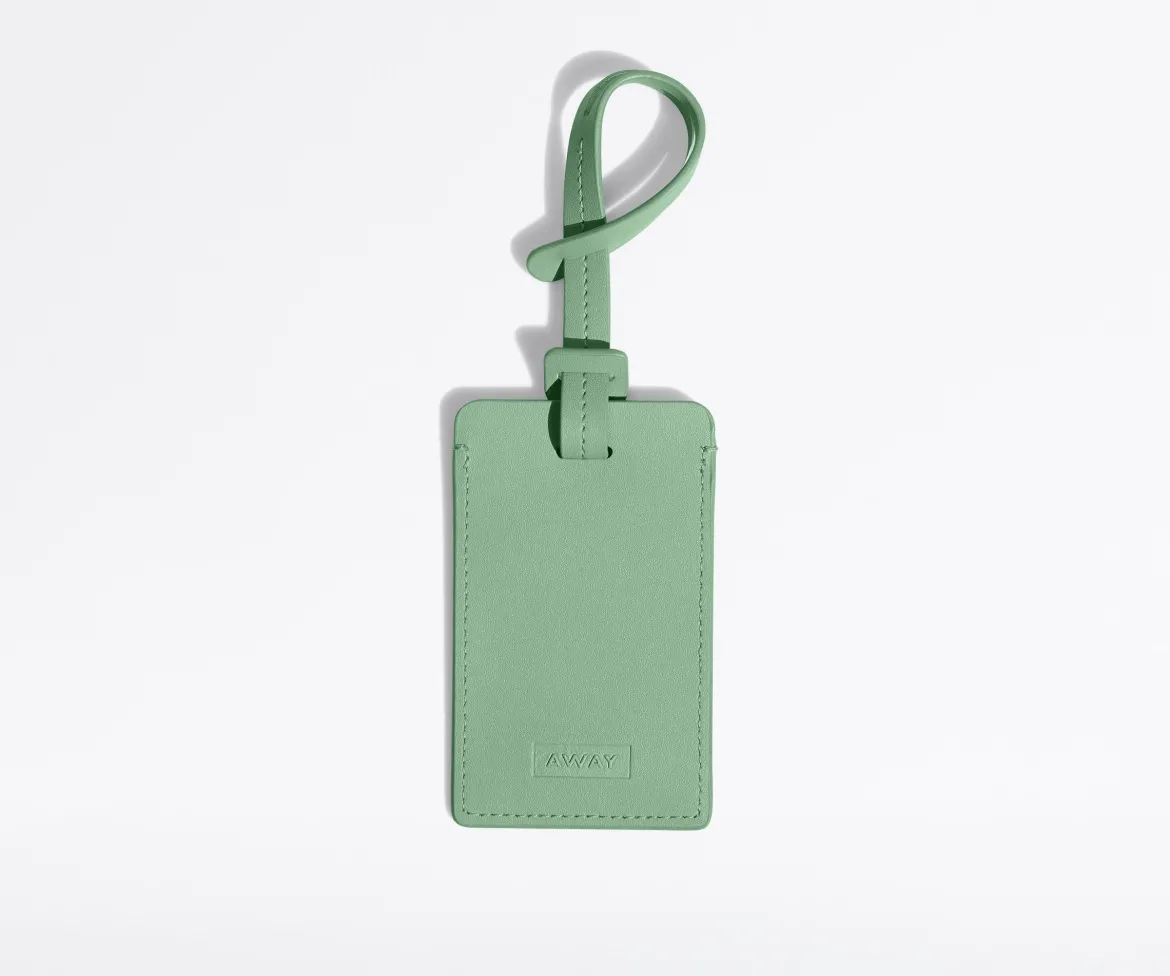 The Luggage Tag in Sea Green
