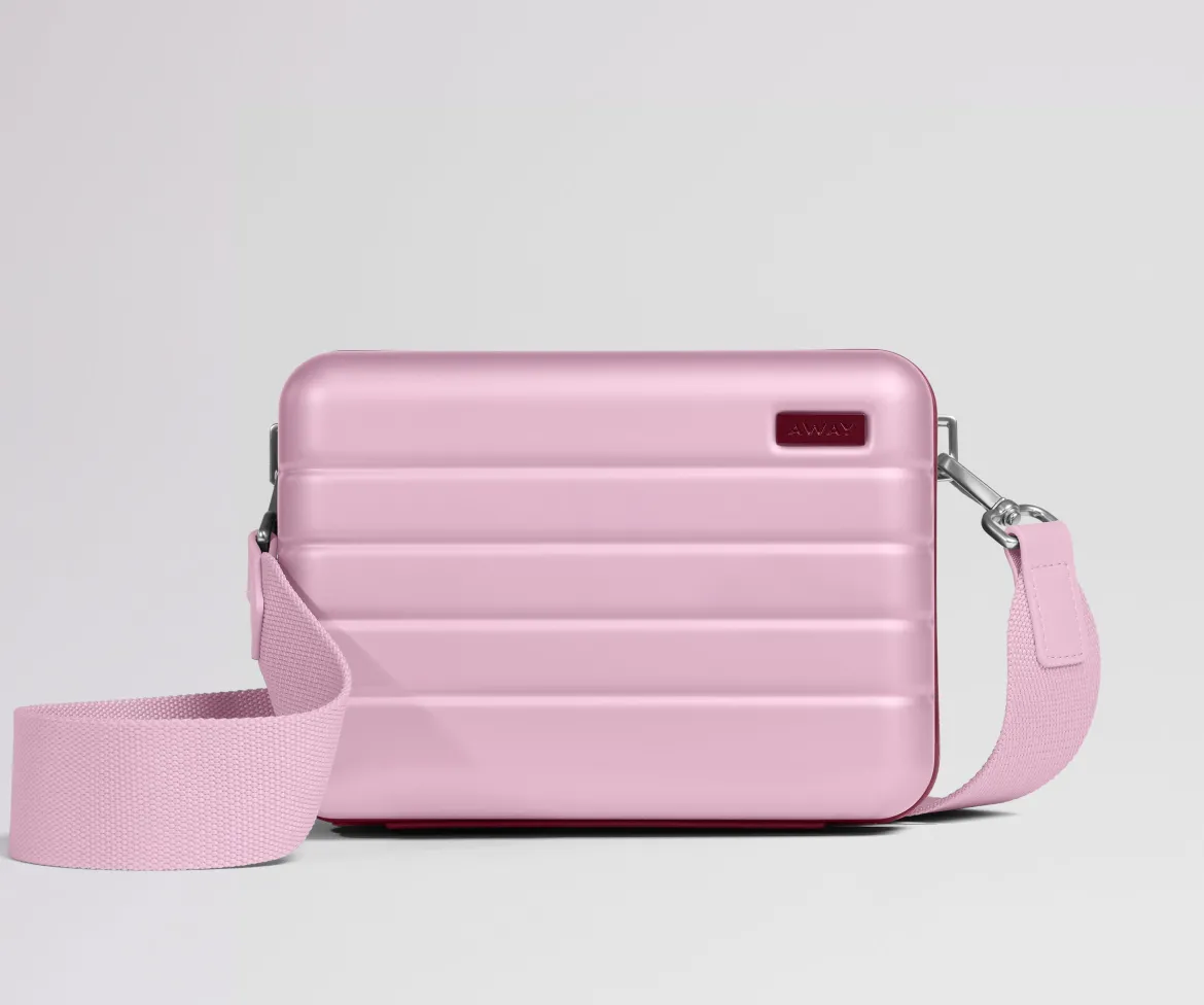 The Mini Crossbody in Glacial Pink
