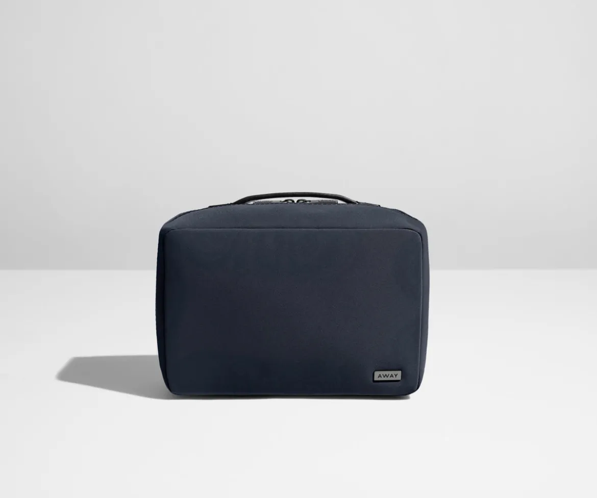 The Small Toiletry Bag in Navy Blue