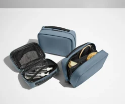 The Small Toiletry Bag in Navy Blue