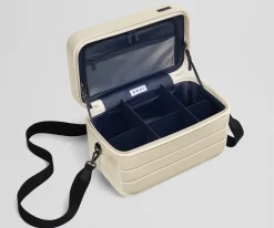 The Train Case in Salt White (Gloss)