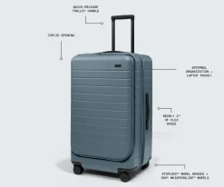 Topside Medium Trunk in Jet Black